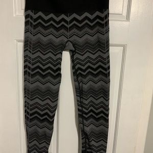 Knit zig zag lululemon leggings